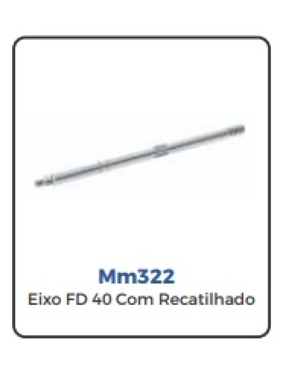 EIXO VENTILADOR SERVE ARNO FD 40 RECARTILHADO 4 PEÇAS - 322
